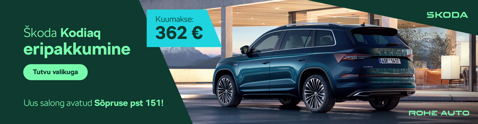 Rohe Auto - Suurim Škoda edasimüüja Eestis